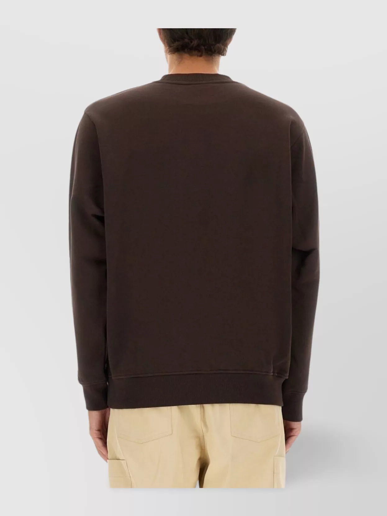 Drôle De Monsieur Ribbed Cuff Knit Sweater With Hem Detail