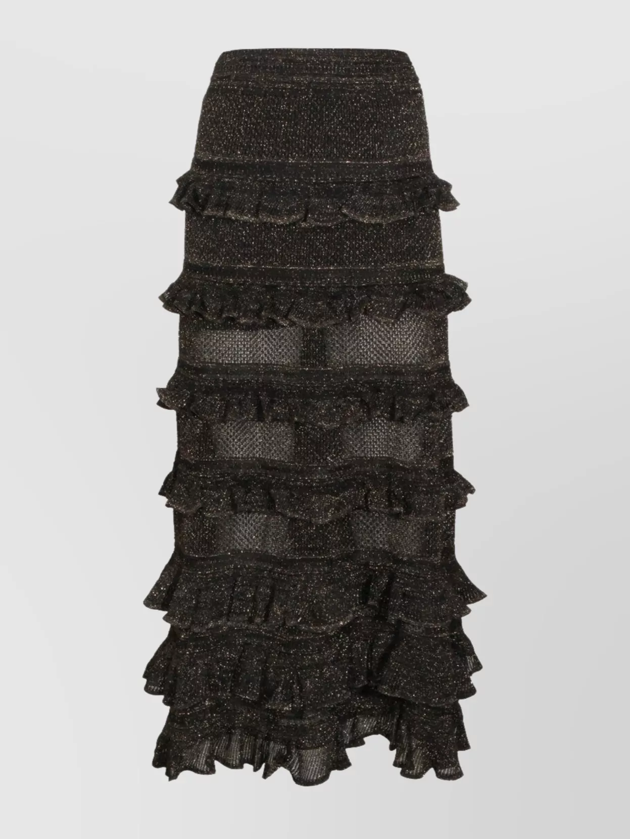 Zimmermann Midi And Knee Length Layered Skirt In Black