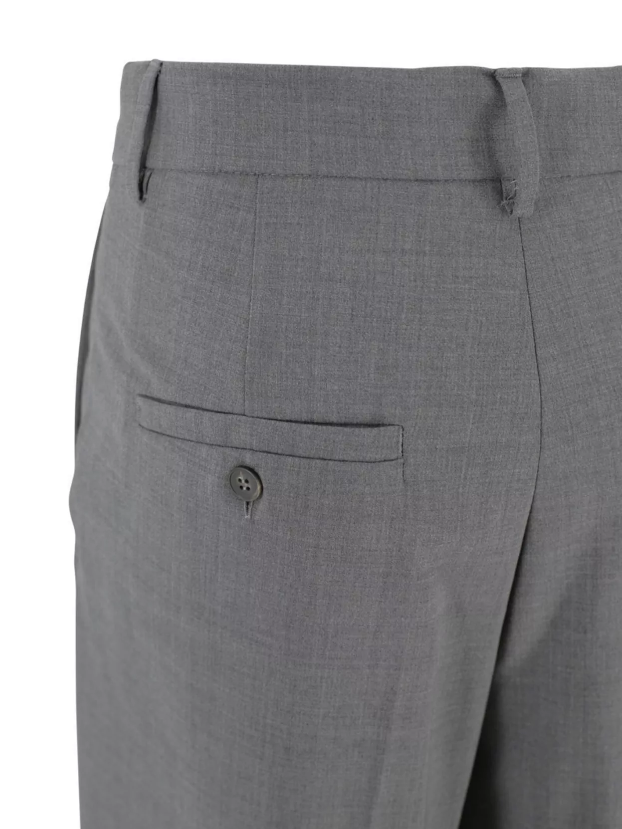 Weekend Max Mara Wide Leg Tailored Trousers With Belt Loops In Gray