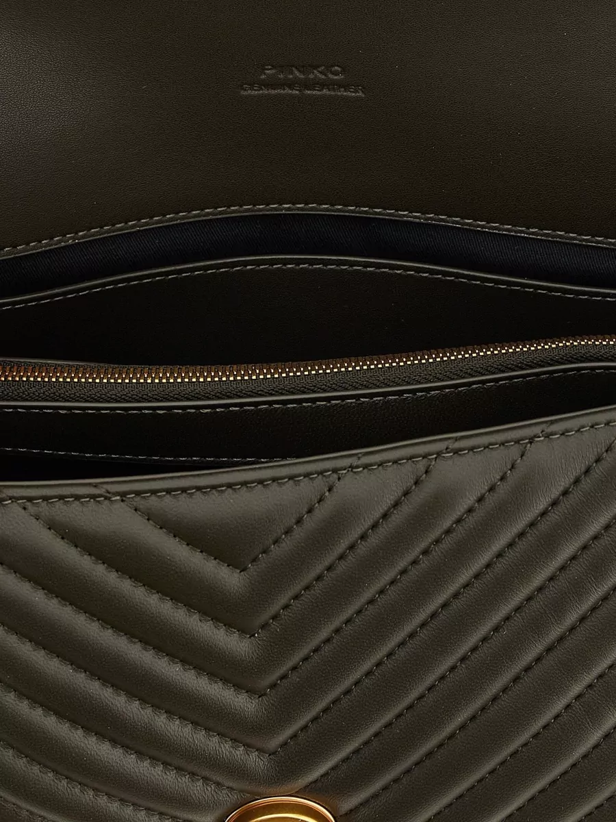 Pinko Love Bag Puff Leather Shoulder Bag