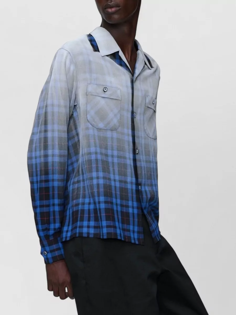 Maison Margiela Cotton Shirt Button Down Collar Plaid