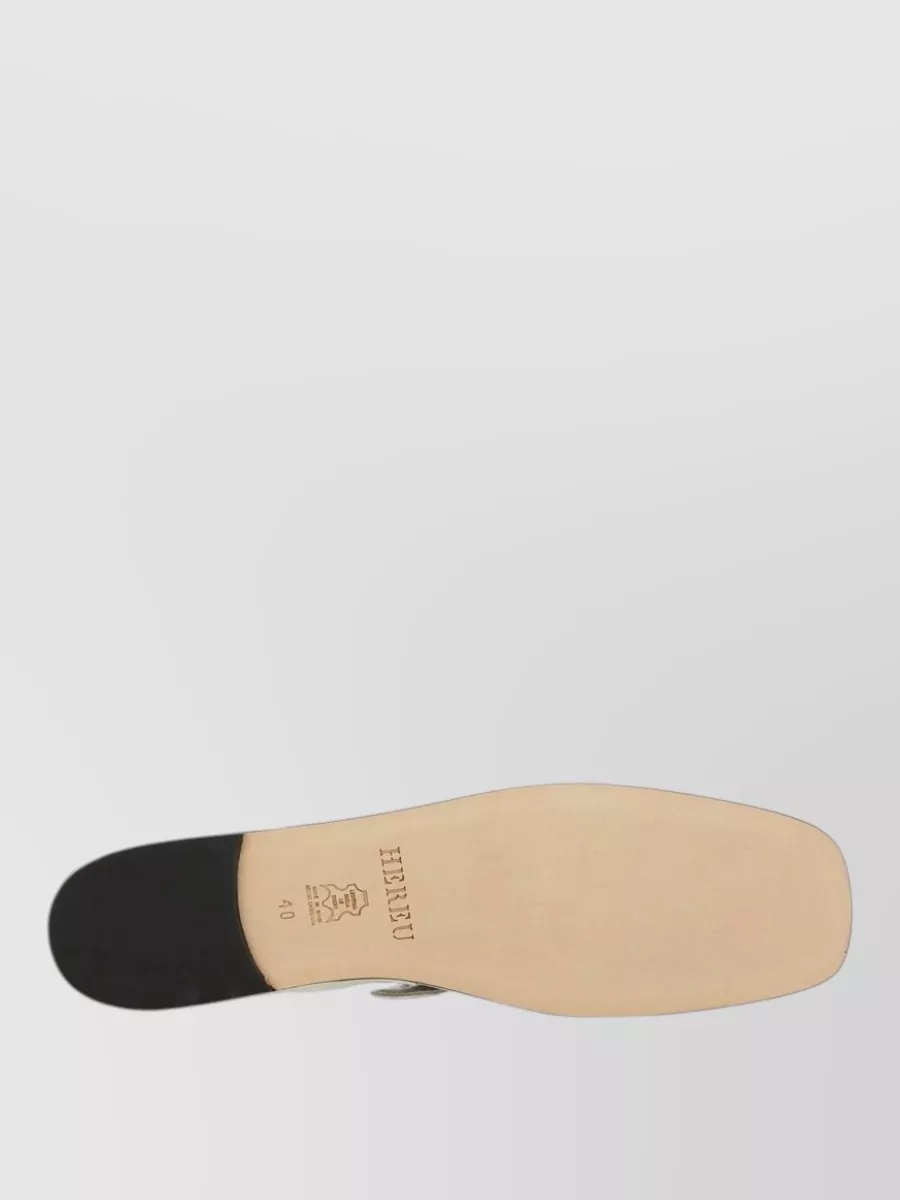 Hereu Lambskin Ballerina Sandals