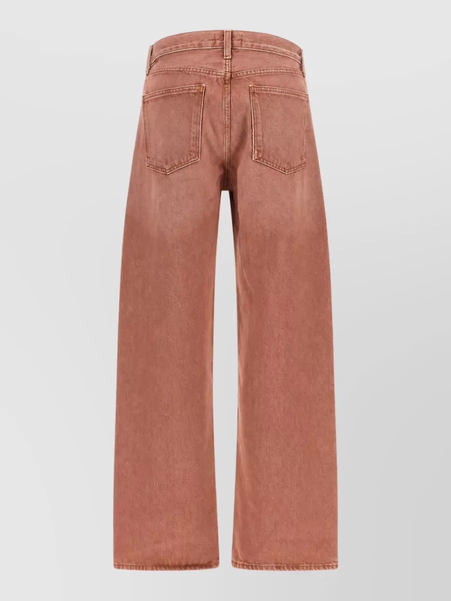 Agolde Denim arc mid-rise wide-leg jeans