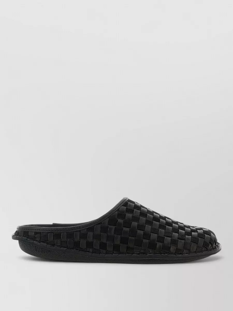 Comme Des Garçons Leather Slip-On Sabots