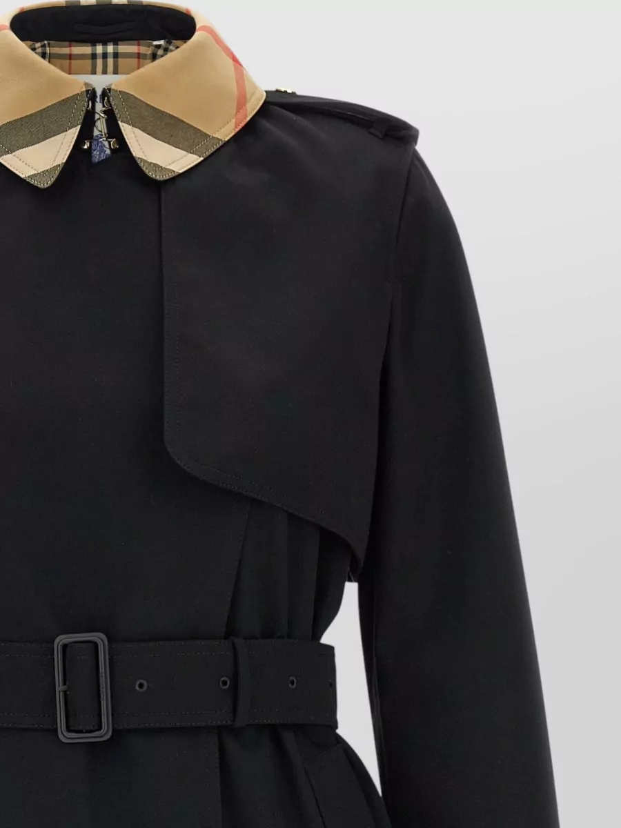Burberry Sandridge Single-Breasted Belted Trench Coat