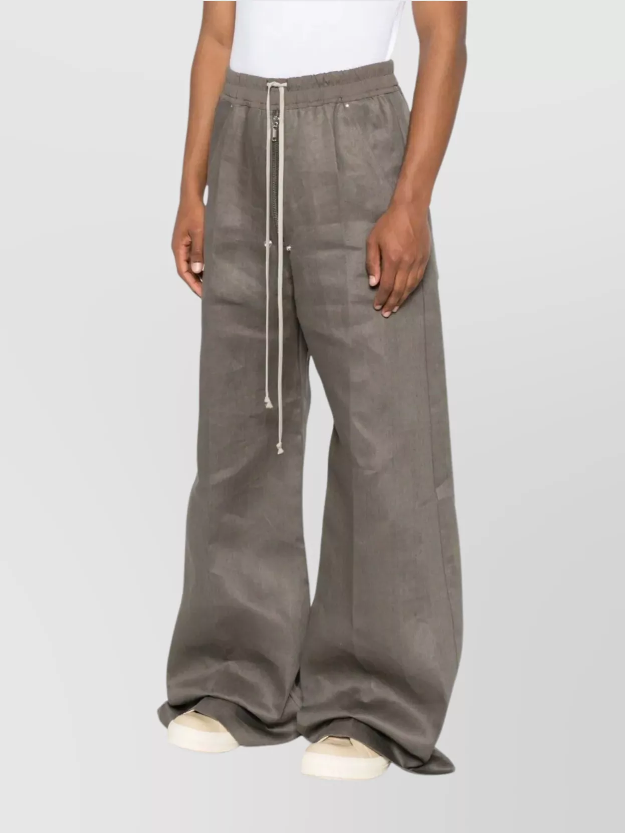 Rick Owens Bela Wide-Leg Trousers With Pockets