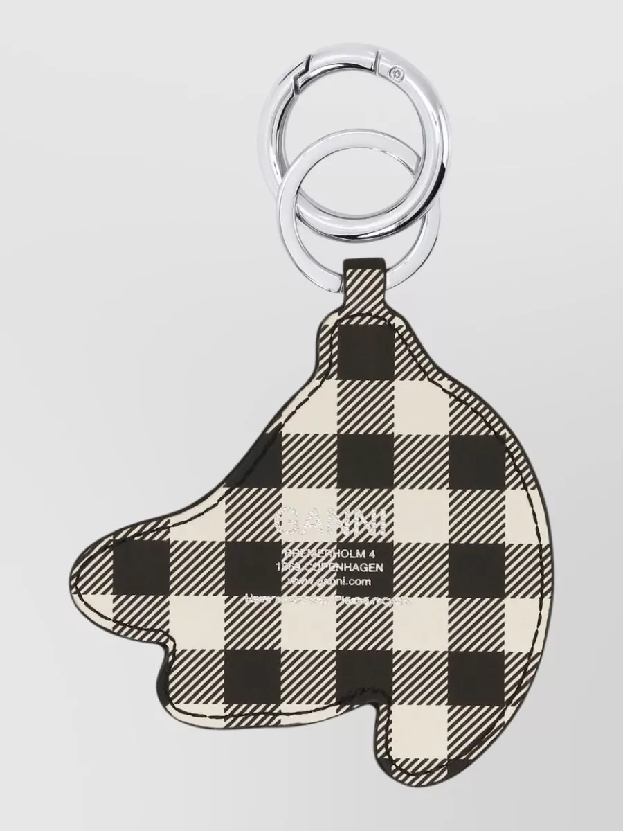 Ganni Leather Banana Keyring