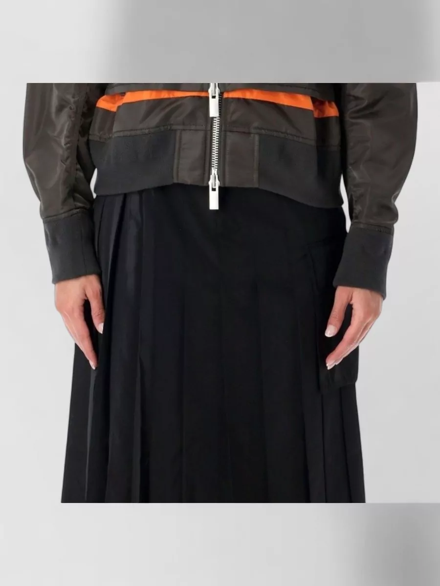 Sacai Nylon double layer bomber jacket