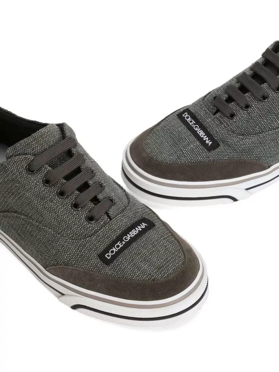Dolce&Gabbana Linen Low-Top Sneakers