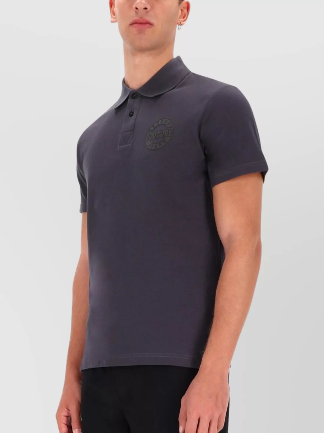 Versace Jeans Couture Logo Polo Shirt Short Sleeves