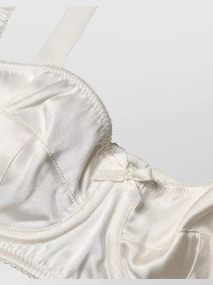 Dolce&Gabbana Silk Satin Underwire Bra