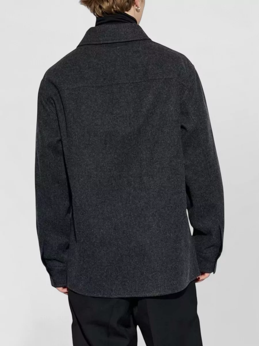 Jil Sander Virgin Wool Shirt Jacket