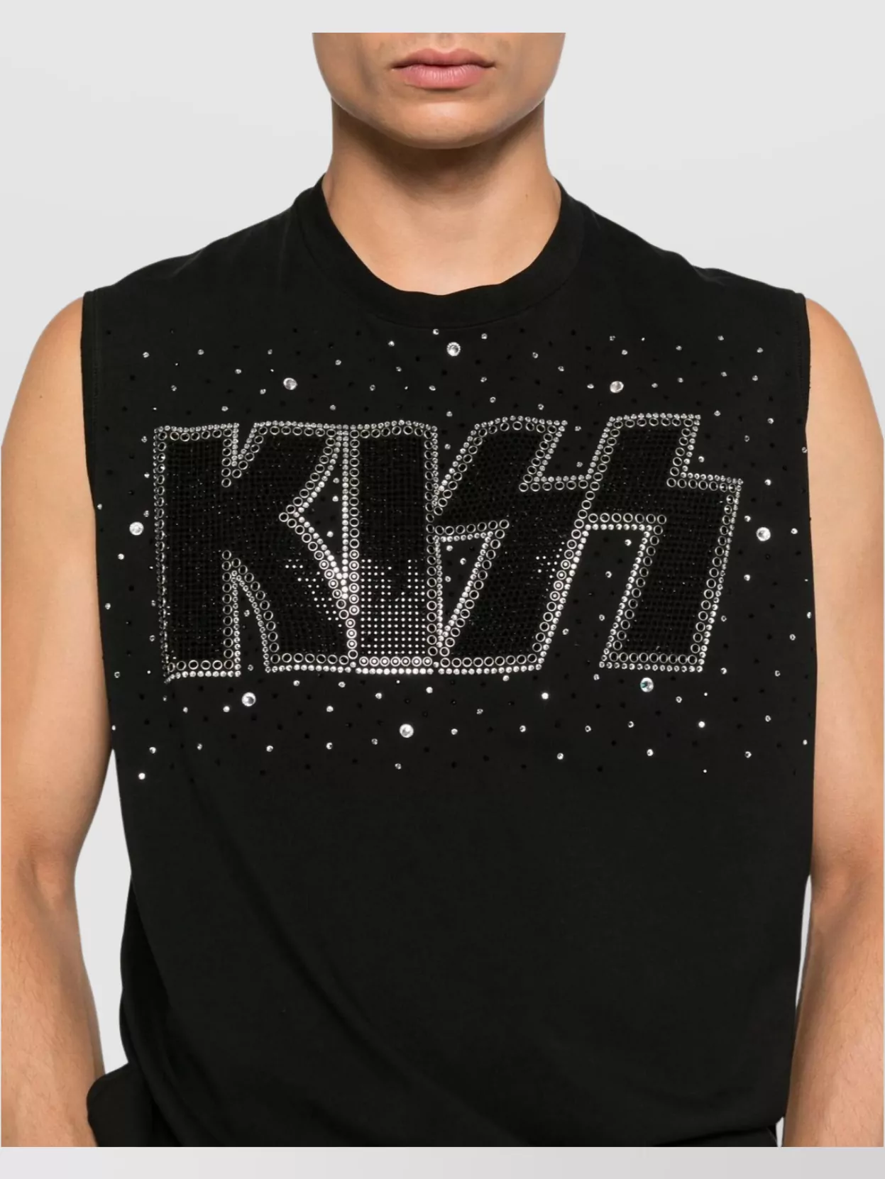 Dsquared2 Graphic Print Sleeveless Crew Neck T-Shirt