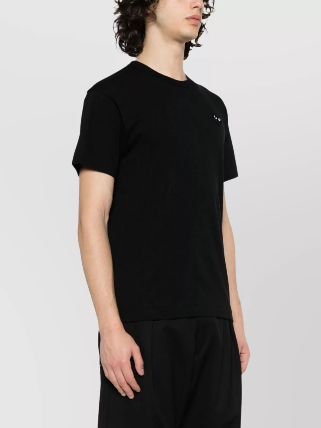 Comme Des Garçons Heart Patch Unisex Jersey T-Shirt