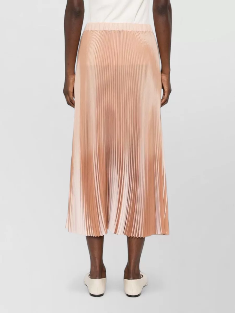 Fabiana Filippi Midi Skirt Ombre Effect Pleated Design