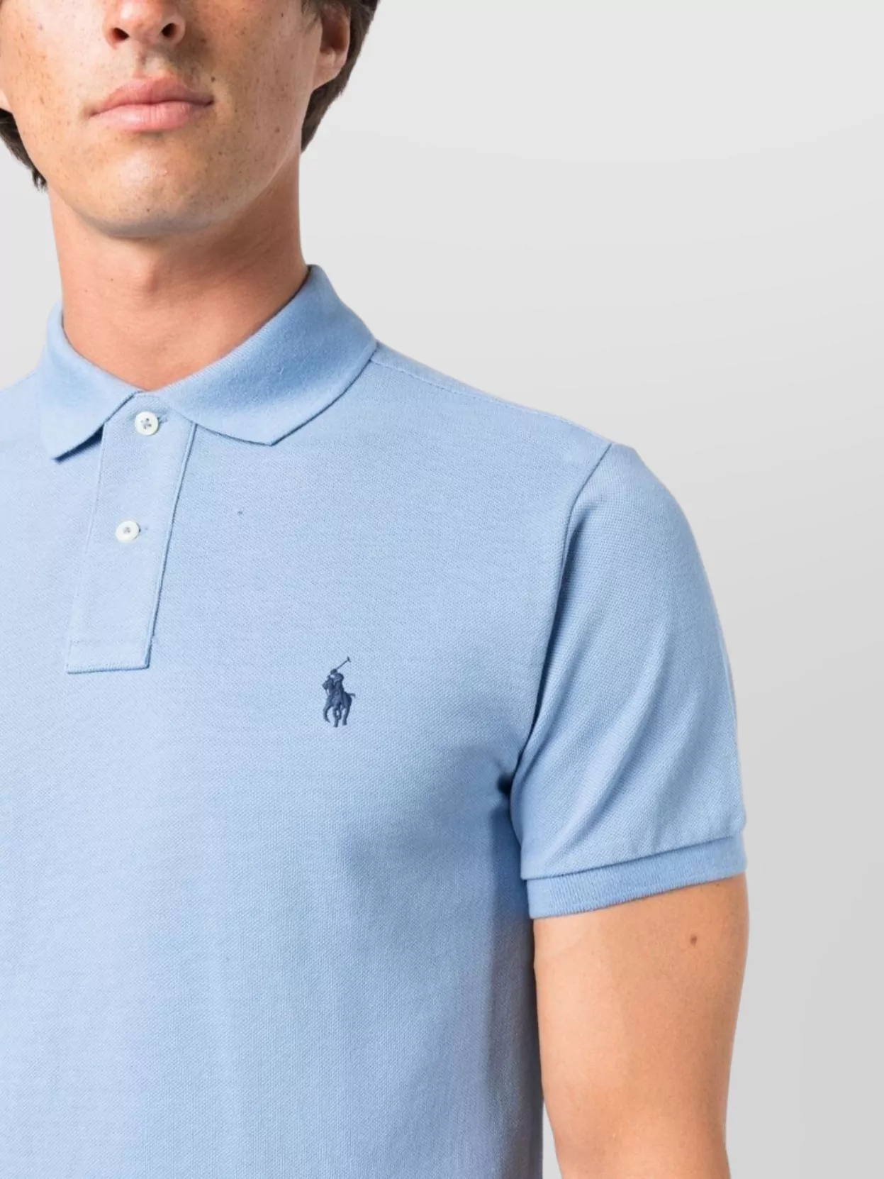 Ralph Lauren Polo Shirt With Short Sleeves And Collar