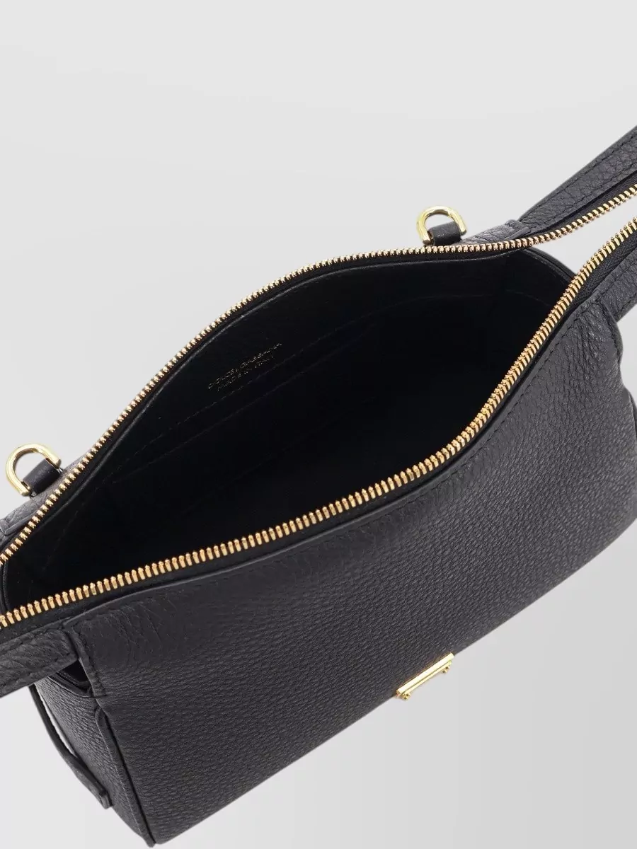Dolce&Gabbana Vittoria Leather Belt Bag