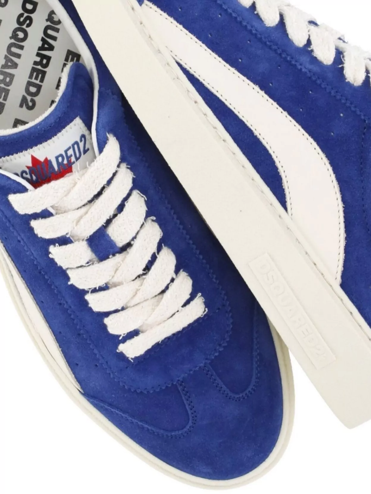 Dsquared2 Suede Leather Low-Top Sneakers