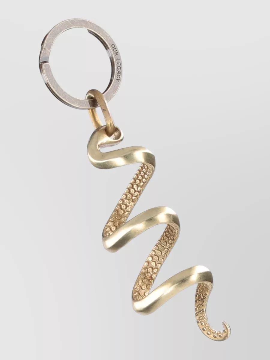 Our Legacy Spiral Snake Keyring Case Metal Ring