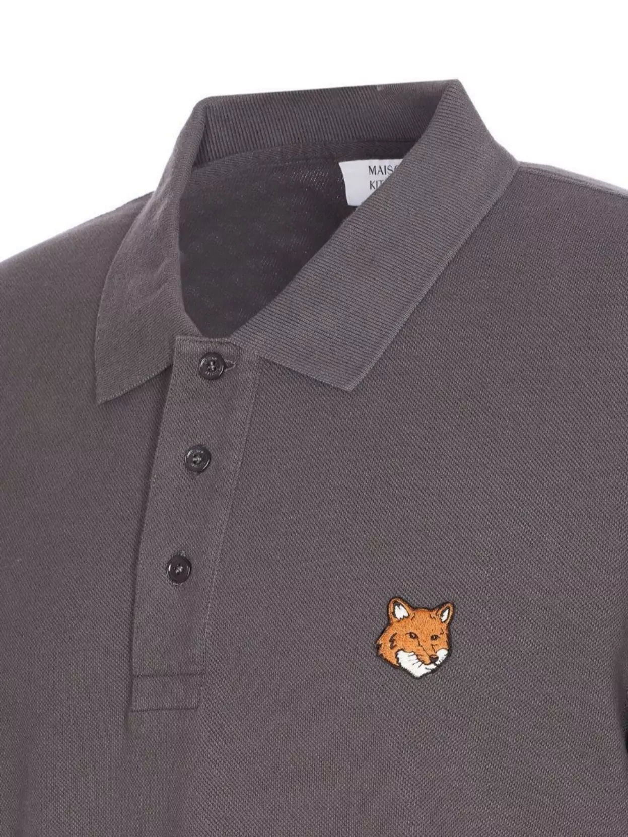 Maison Kitsuné Short Sleeve Polo Shirt And Collar