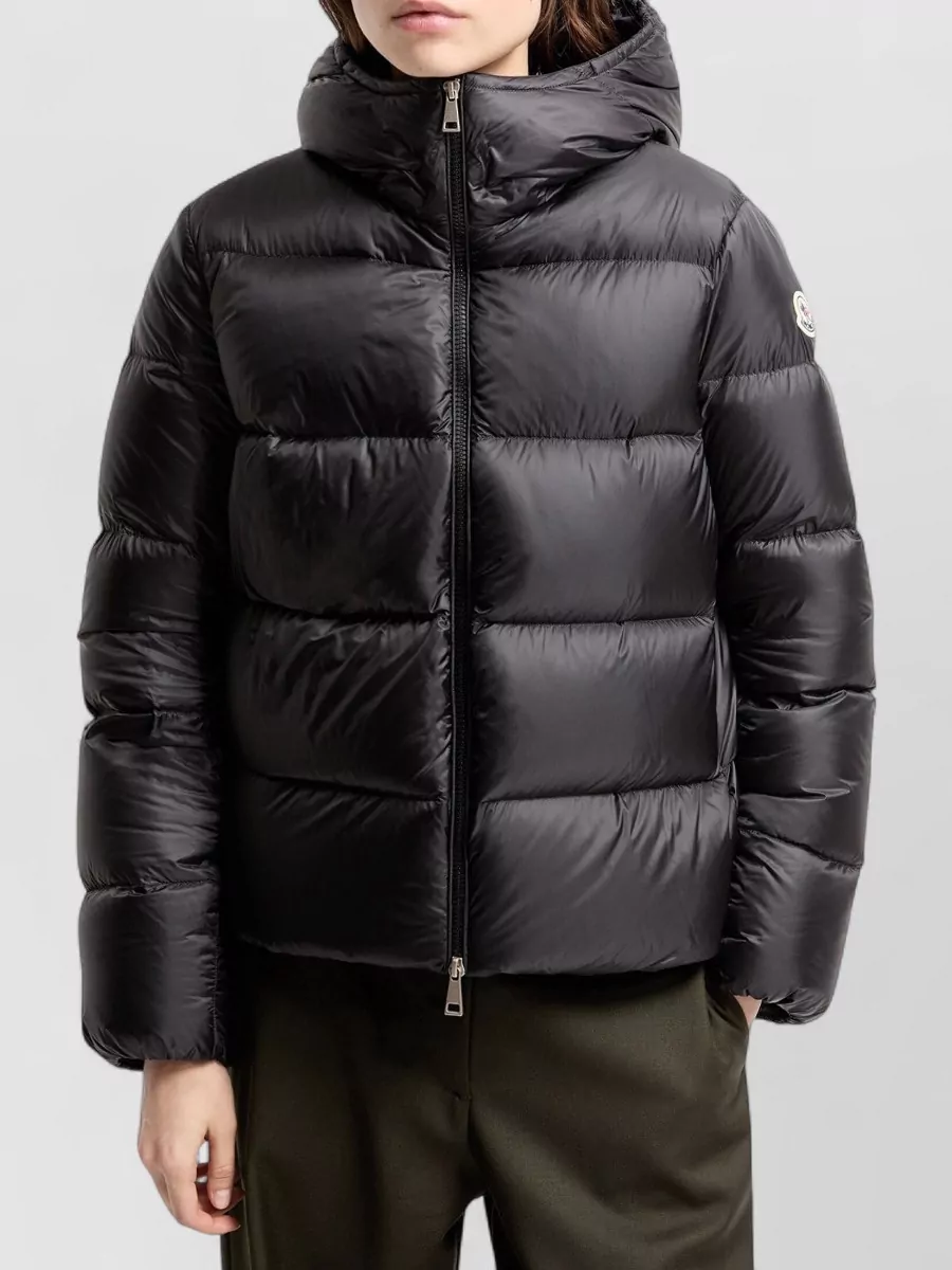 Moncler Down Hooded Short Puffer Jacket