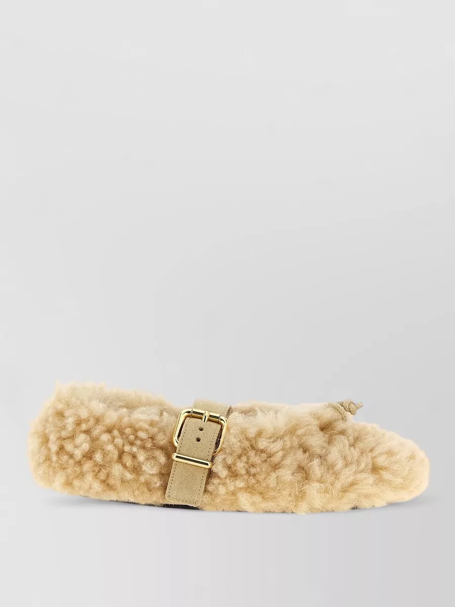 Marni Shearling Ballet Flats