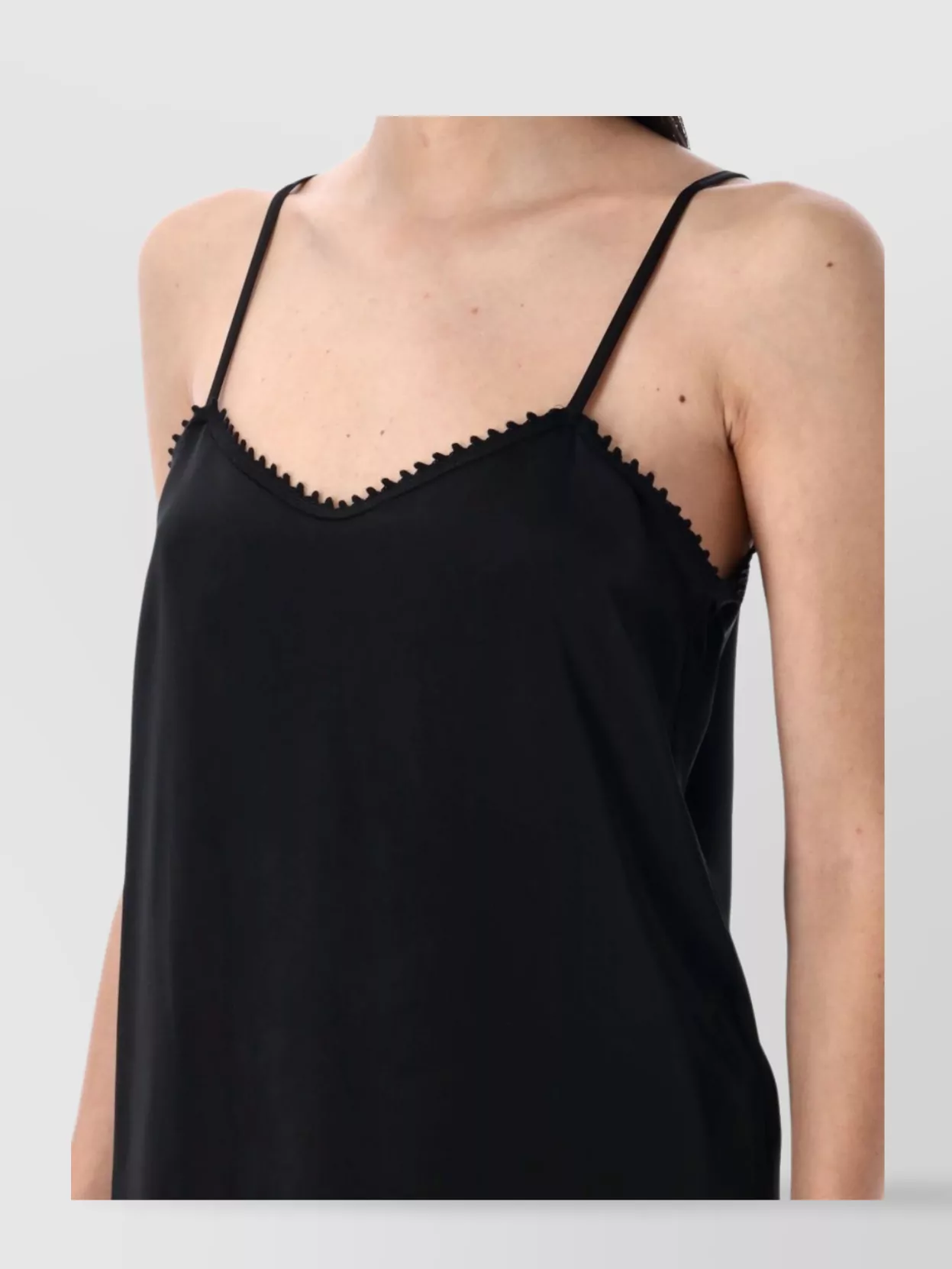 Fabiana Filippi Lace Trim Lingerie Top