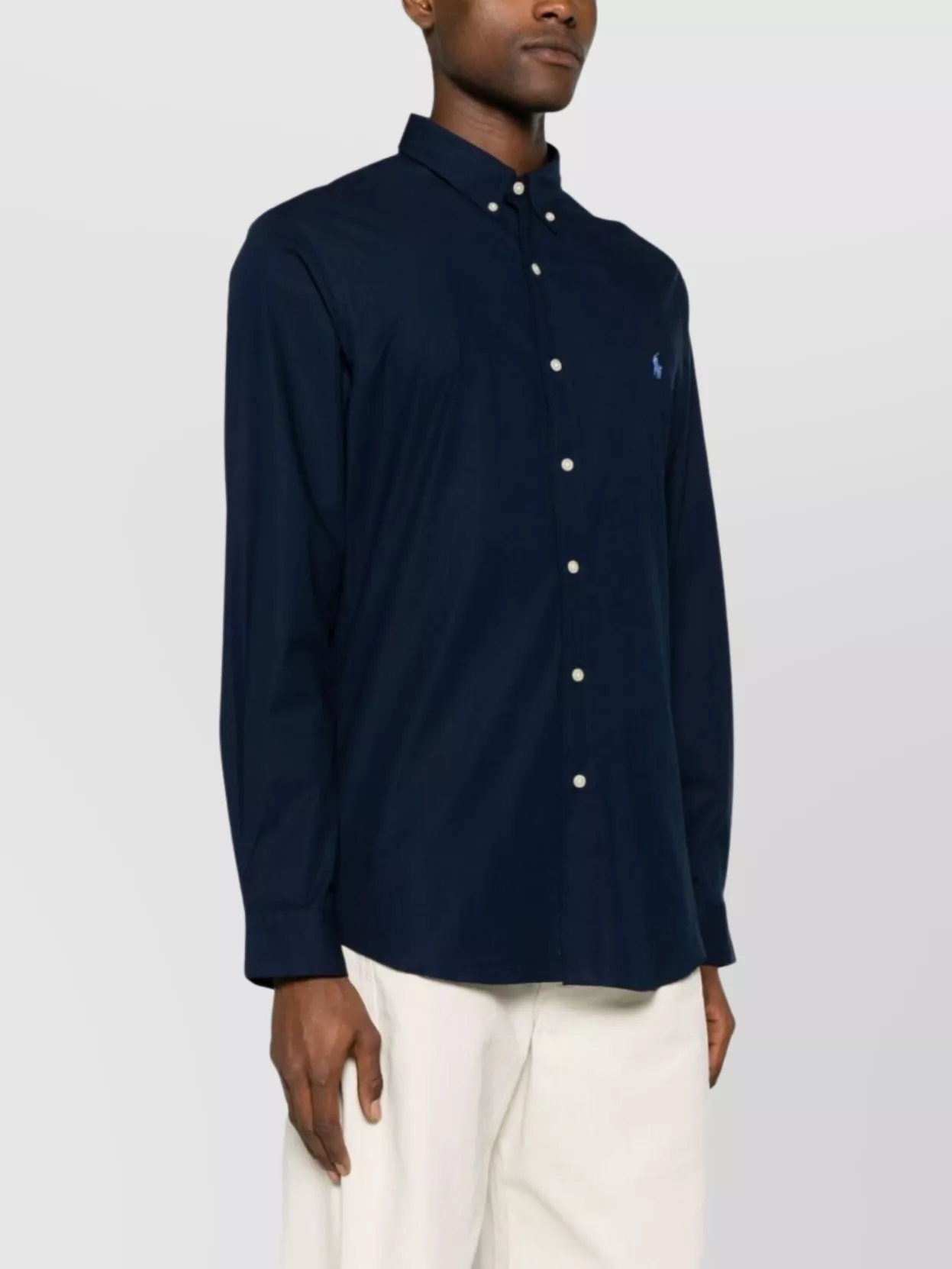 Polo Ralph Lauren Slim Fit Striped Shirt With Button-Down Collar