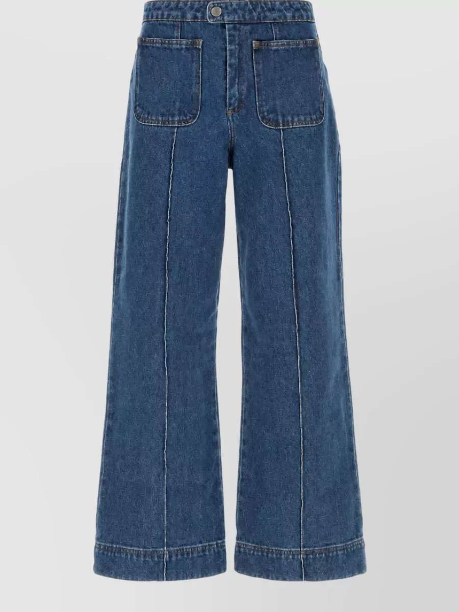 Soeur Denim wide-leg jeans