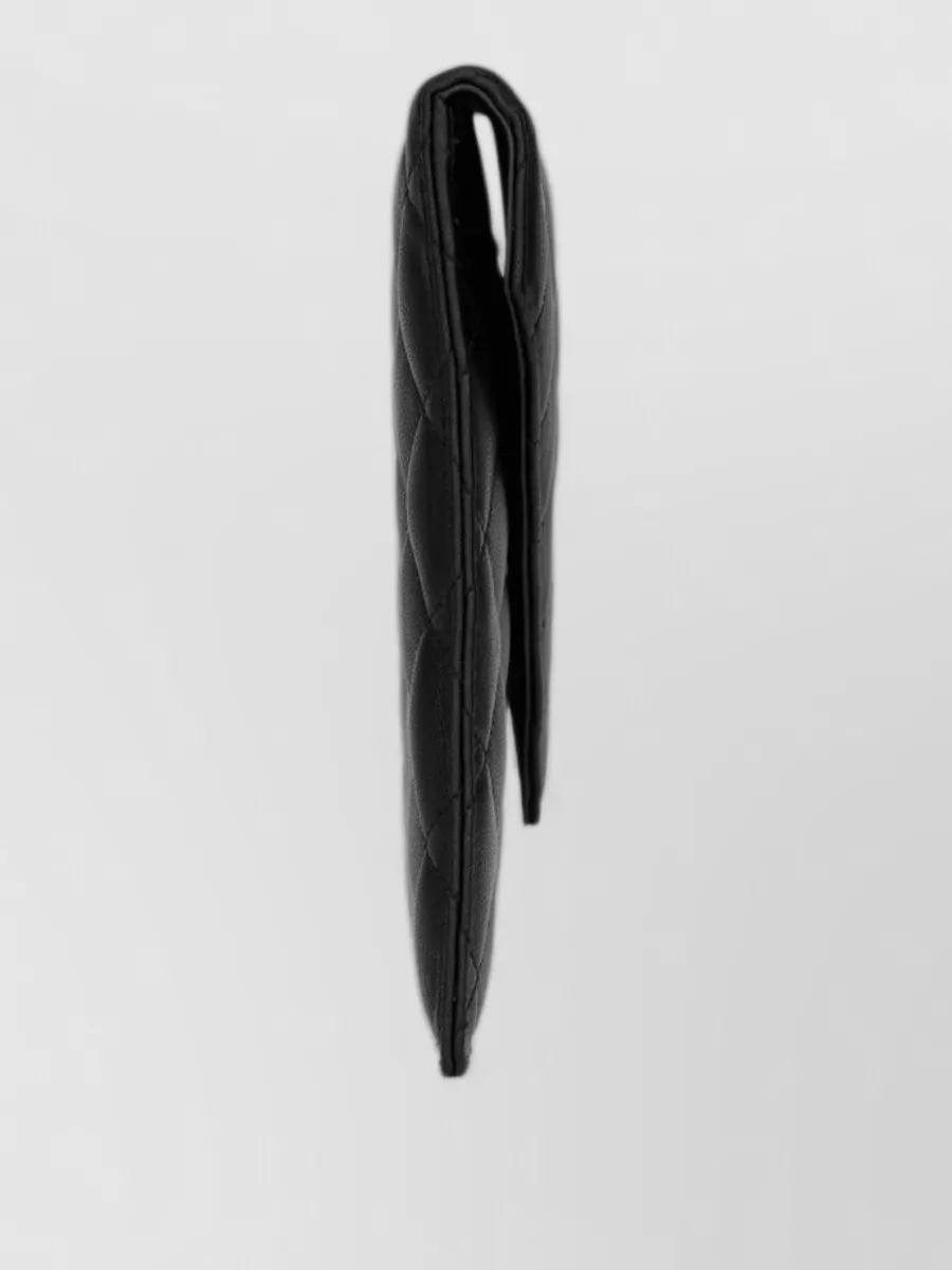 Saint Laurent Y Lamb Leather Clutch Bag