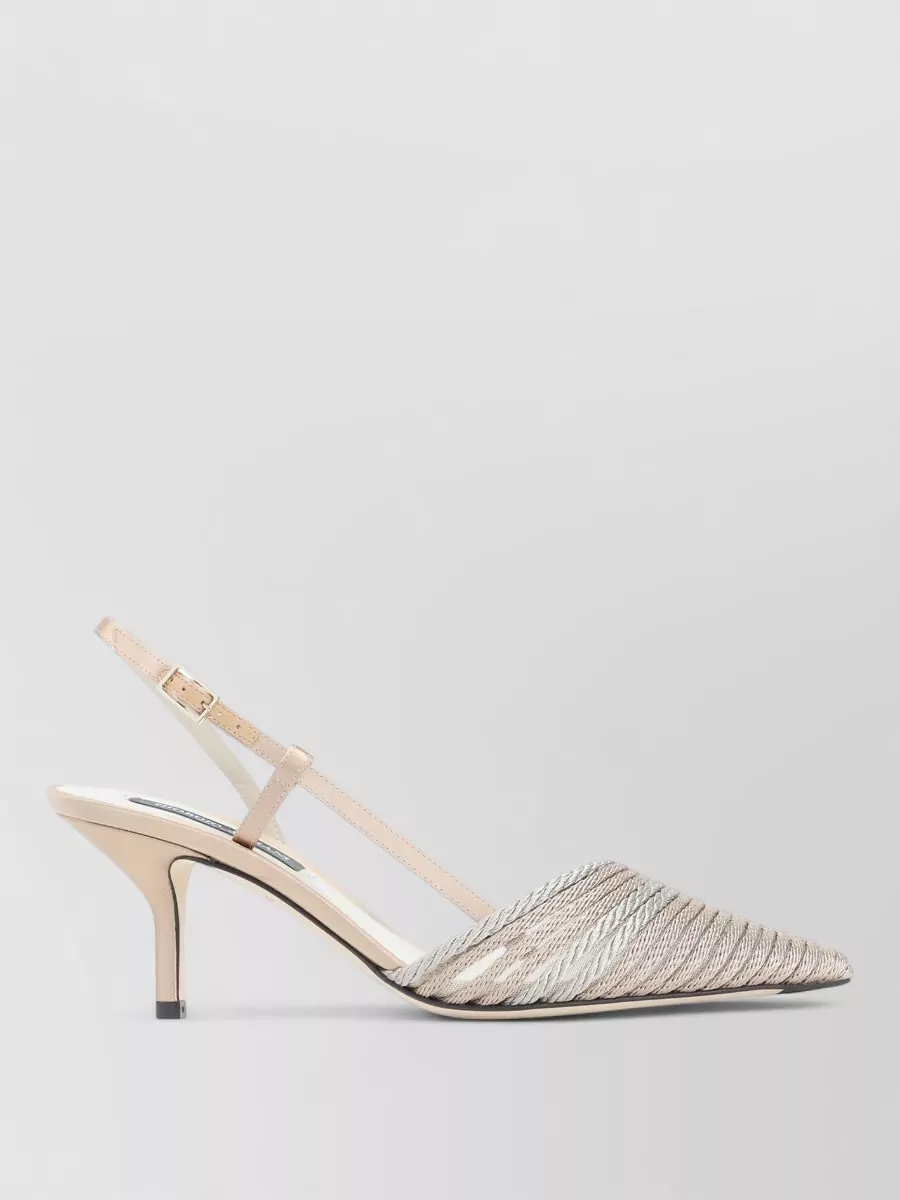 Giorgio Armani Satin Slingback Pumps