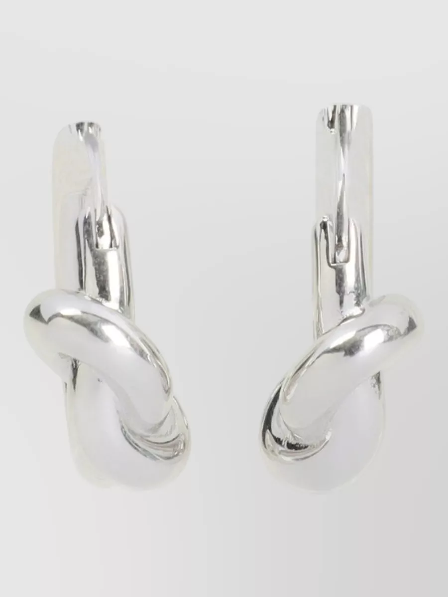 Celine Knot Hoop Earrings
