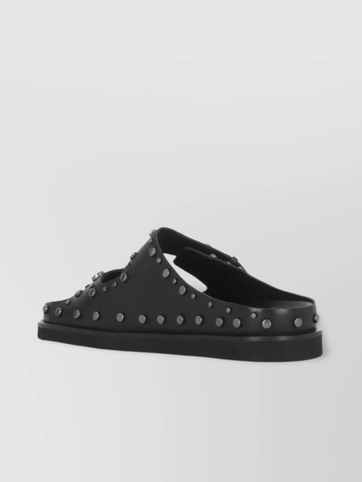 Ash Women's Round Toe Studded Flat Sandals