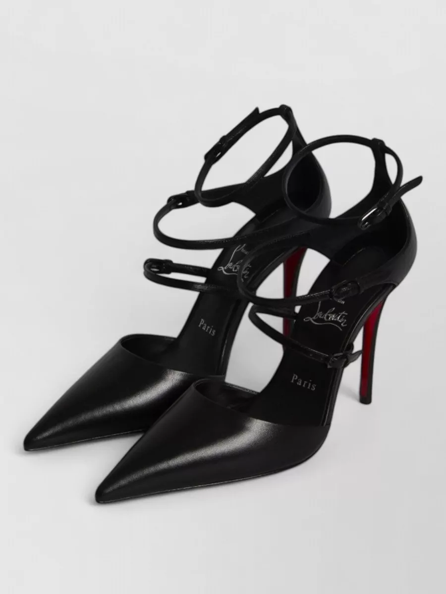 Christian Louboutin Leather Strappy Pumps