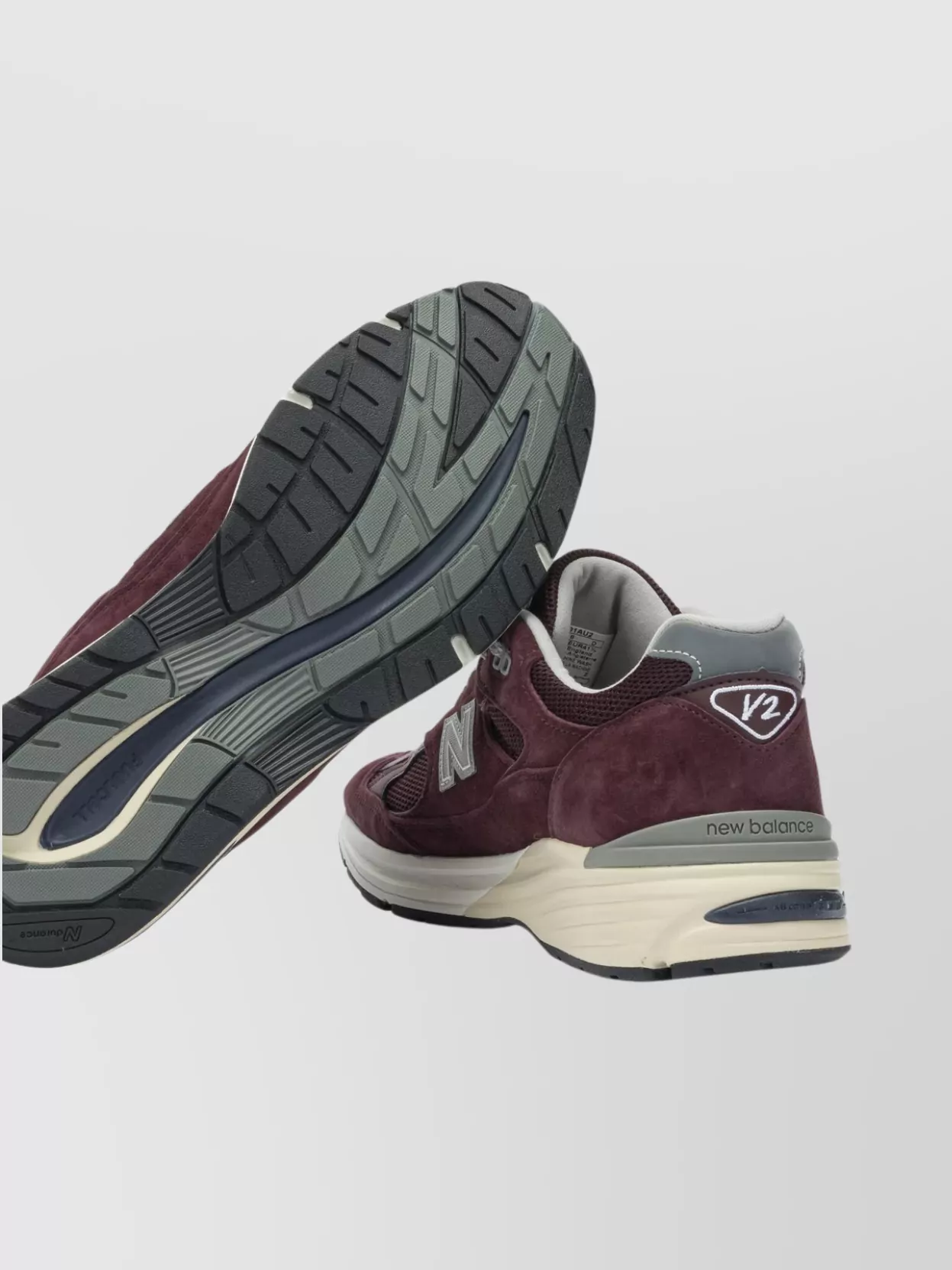 New Balance Suede And Mesh Sneakers With Rubber Sole