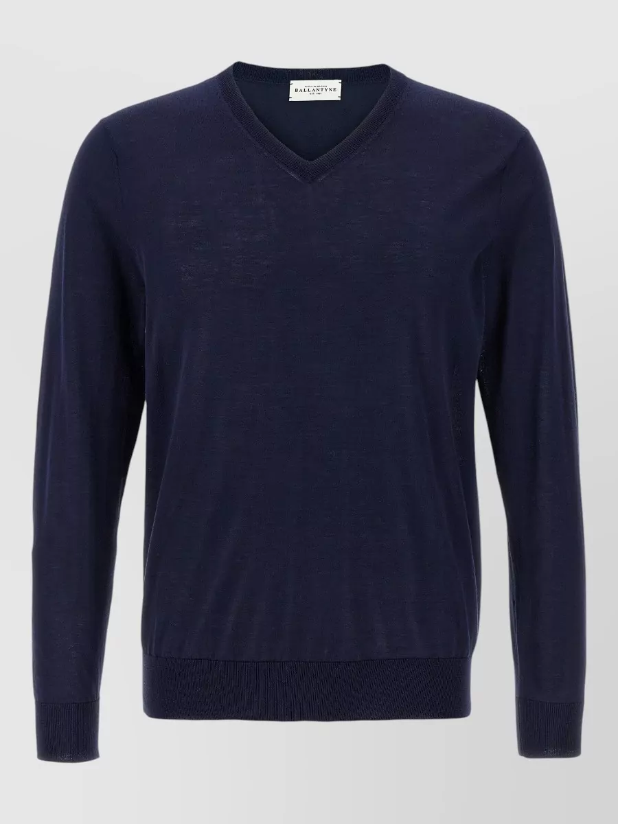 Ballantyne Cotton Crewneck Jumper