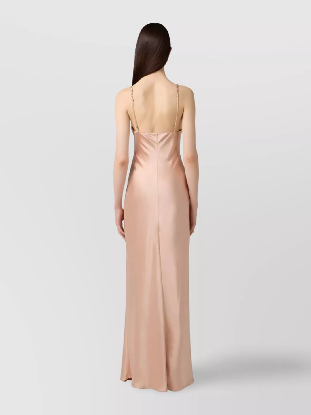 Elisabetta Franchi Women's Satin Spaghetti Strap Dress