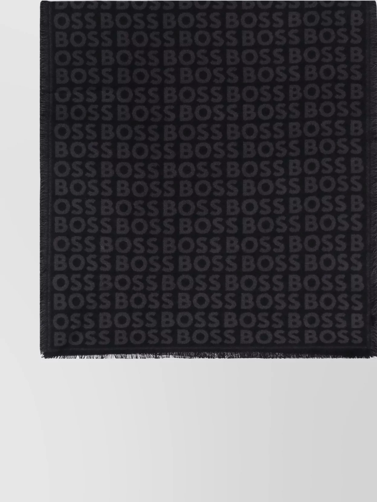 Boss Viscose Jacquard Rectangular Scarf