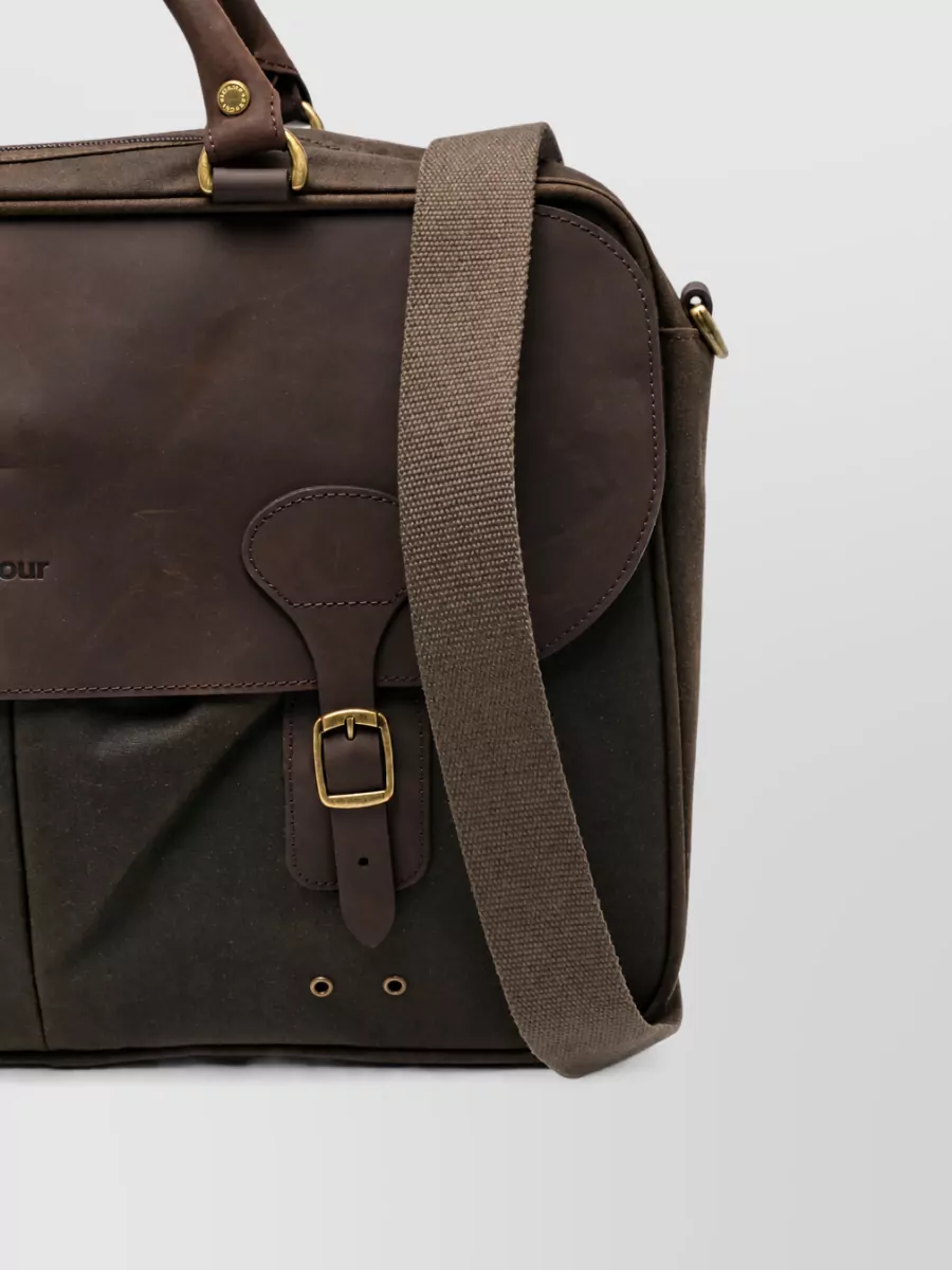 Barbour Leather Briefcase