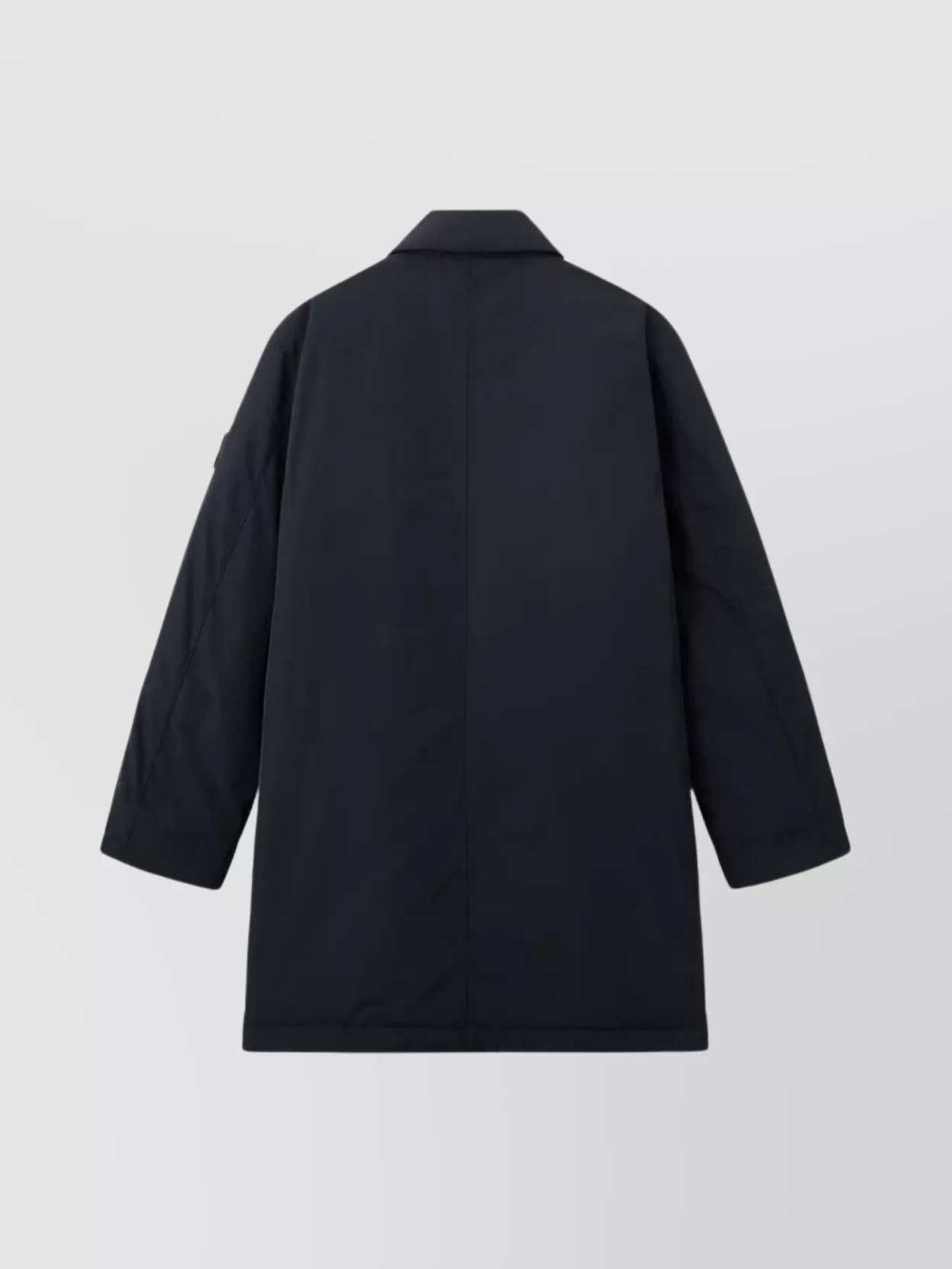 Stone Island Quilted Twill Jacket With Double Pockets In Blue