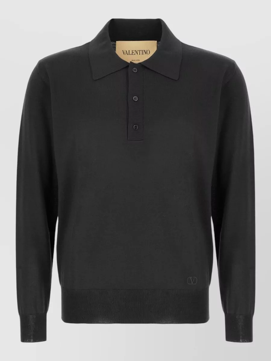 Valentino Garavani virgin wool polo shirt