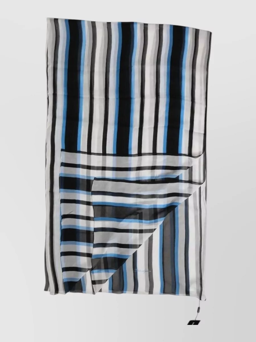 Dolce&Gabbana silk striped scarf