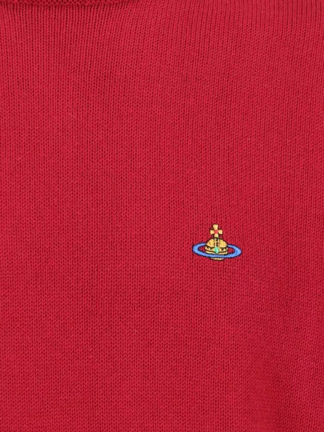 Vivienne Westwood Ribbed Crewneck Sweater With Long Sleeves