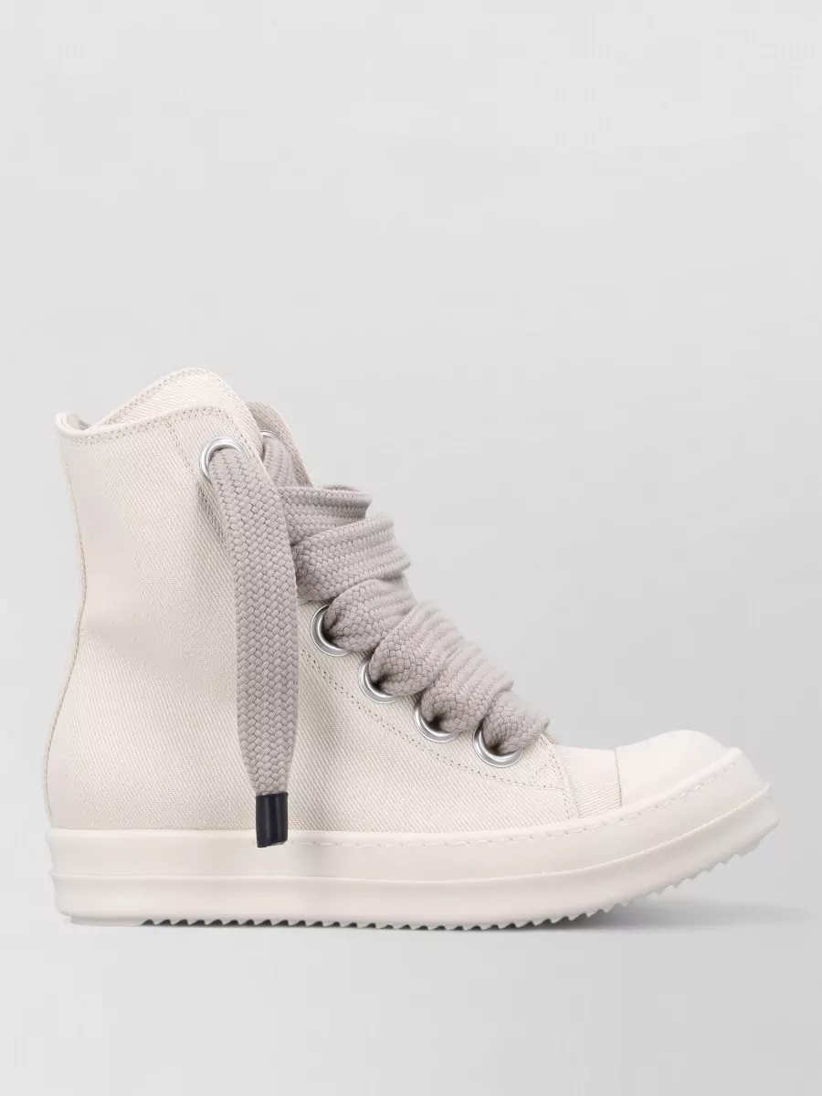 Rick Owens Drkshdw Denim High-Top Sneakers