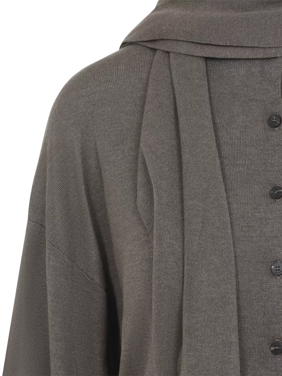 Jacquemus Silk fine-knit relaxed-fit cardigan