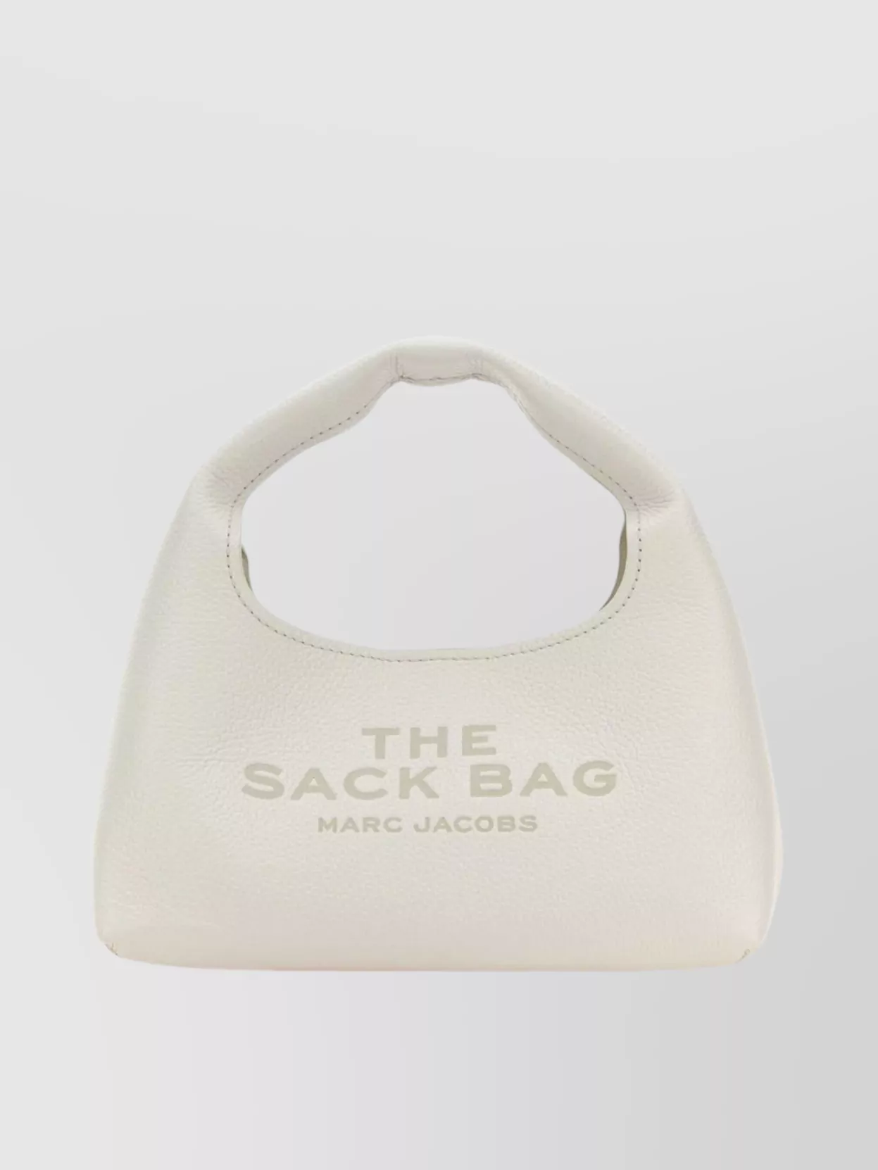 Marc Jacobs The Mini Sack Compact Single Handle Leather Satchel