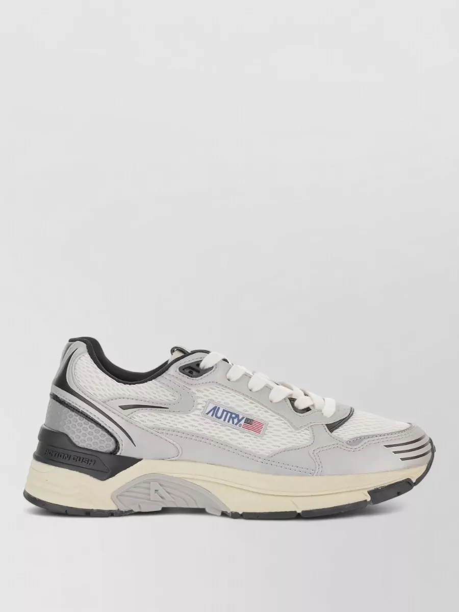 Autry Low Top Sneakers Mesh Panels Rubber Sole