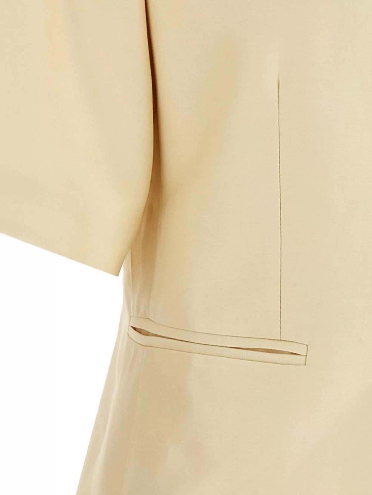 Shop Fabiana Filippi Short Sleeve Blazer With Back Vent