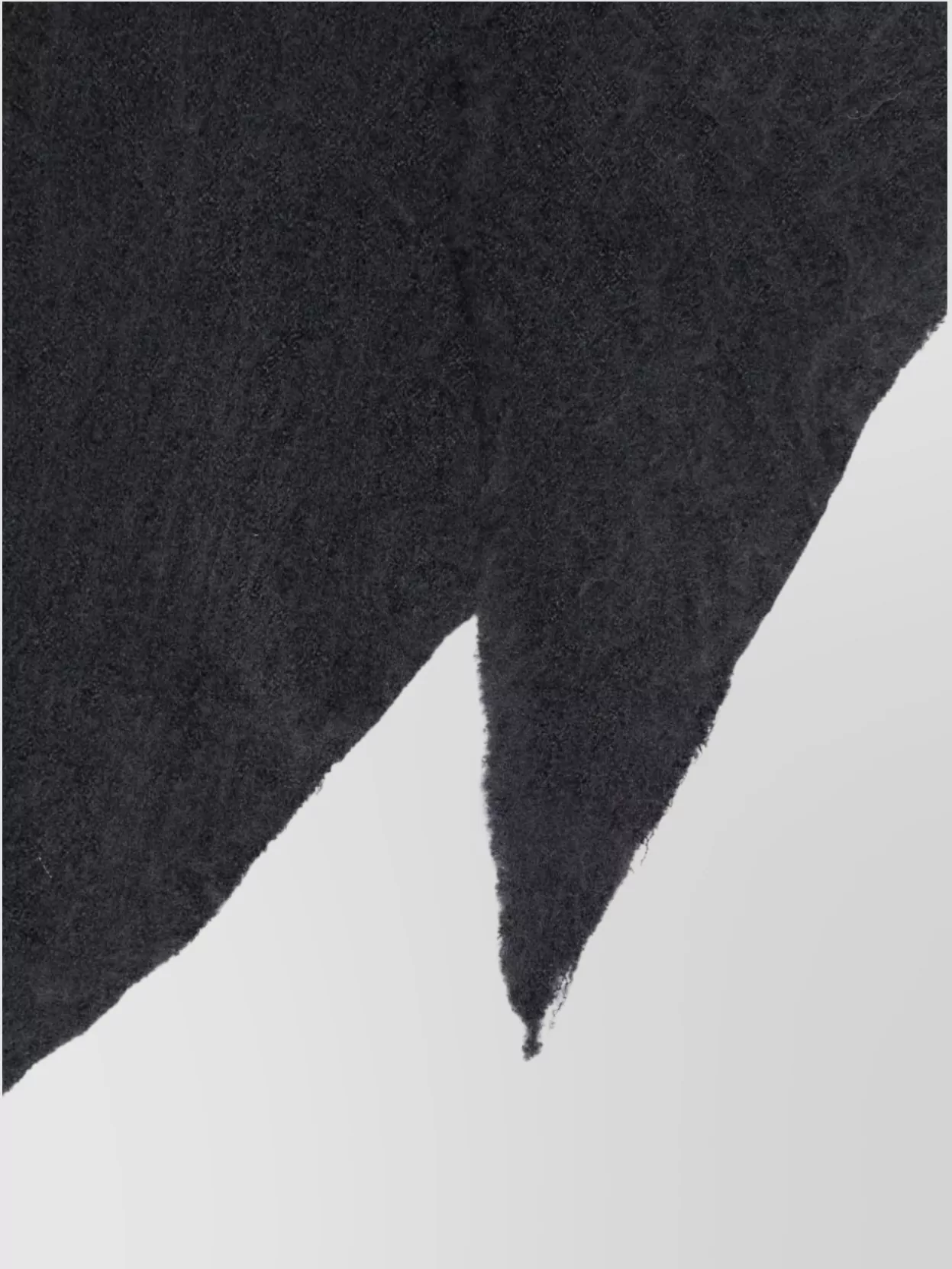 Faliero Sarti Cashmere And Wool Wraparound Scarf In Black