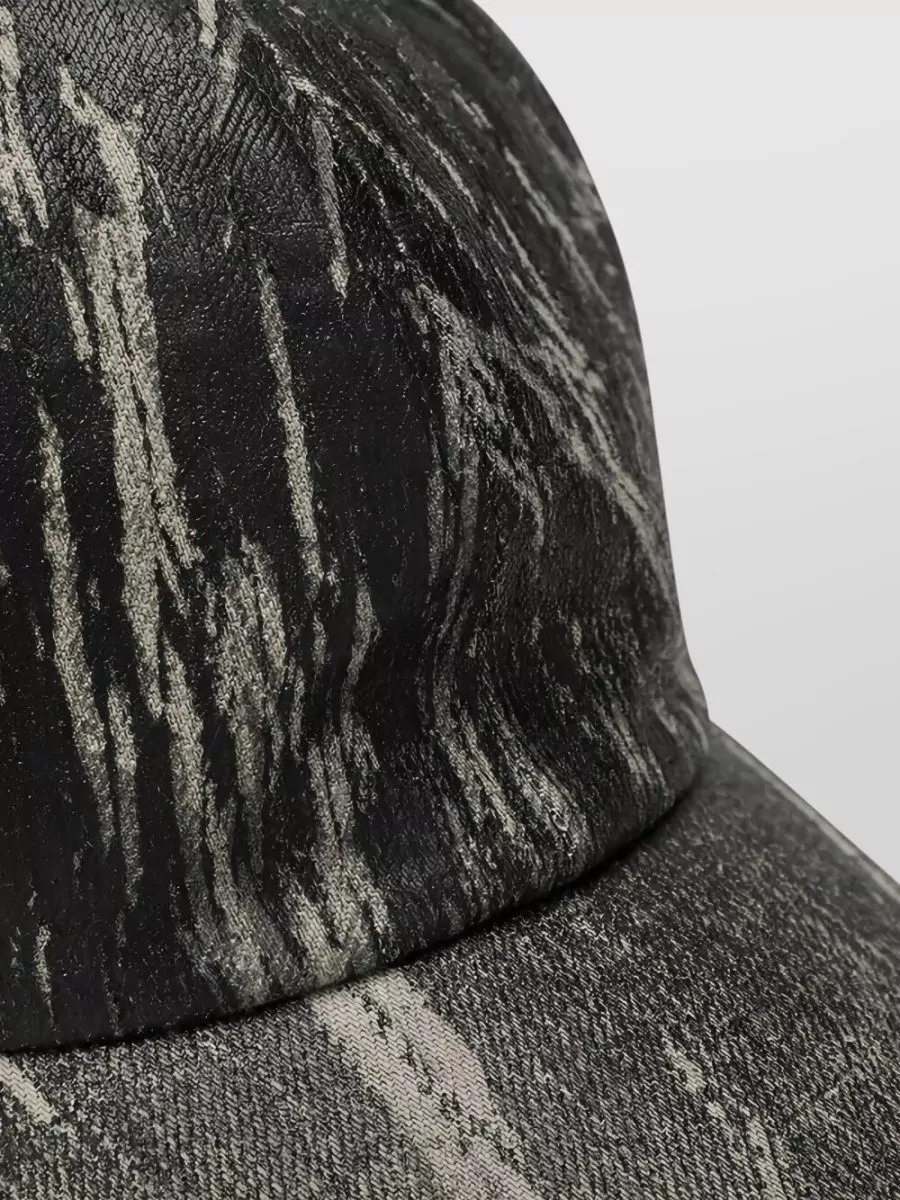 Rick Owens Drkshdw Textured Fabric Cap Vintage Style